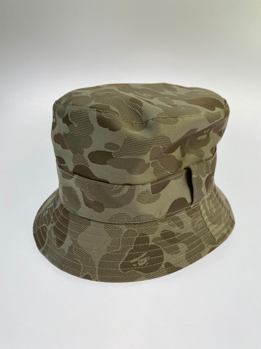 【中古品】【メンズ】 A BATHING APE アベイシングエイプ バケットハット 帽子 メンズ ハット 185-250130-em-17-min サイズ：L カラー：ベージュ系 万代Net店