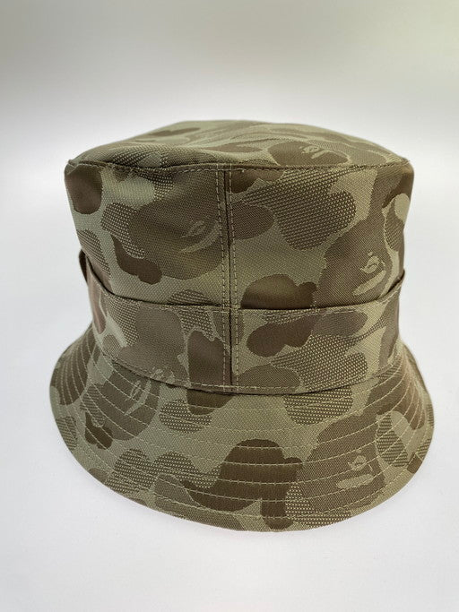 【中古品】【メンズ】 A BATHING APE アベイシングエイプ バケットハット 帽子 メンズ ハット 185-250130-em-17-min サイズ：L カラー：ベージュ系 万代Net店