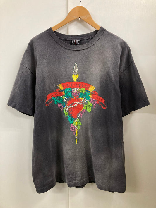 【中古品】【メンズ】  SAINT MICHAEL LM SS TEE BEATING SM-YS8-0000-C44 セントマイケル ラストマン 半袖Tシャツ バーディング トップス 142-250128-jt-04-min サイズ：XL カラー：グレー 万代Net店