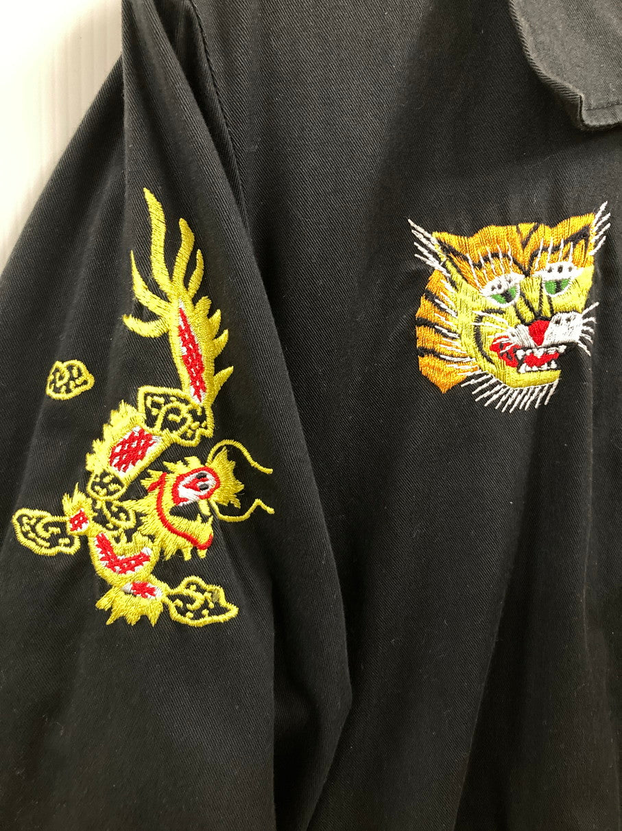 【中古品】【メンズ】 The REAL McCOY'S ザリアルマッコイズ 明仙縫製 VIET-NAM JACKET ベトナムジャケット アウター  145-250128-jt-03-min サイズ：M カラー：ブラック 万代Net店