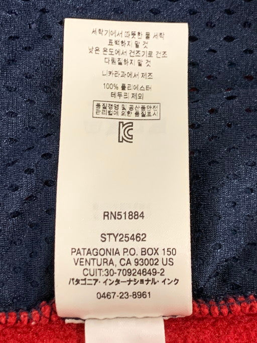 【中古品】【メンズ】 patagonia パタゴニア 25462FA18 LIGHTWEIGHT SYNCHILLA SNAP-T ライトウェイト シンチラ スナップT アウター 144-250130-me-18-min サイズ：XS カラー：ネイビー/レッド 万代Net店