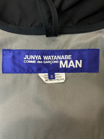 【中古品】【メンズ】 JUNYA WATANABE COMME des GARCONS MAN ジュンヤワタナベコムデギャルソンマン WB-J003 18AWリフレクターポンチョ 140-250129-AS-1-min サイズ：S カラー：ブラック/ホワイト 万代Net店