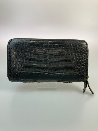 【現状渡し品】【メンズ】 GODANE ゴダン ラウンドジップ ロングレザーウォレット 財布 201-250203-AB-05-min カラー：ブラック 万代Net店