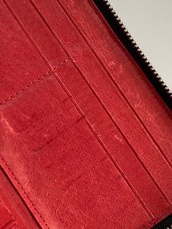 【現状渡し品】【メンズ】 GODANE ゴダン ラウンドジップ ロングレザーウォレット 財布 201-250203-AB-05-min カラー：ブラック 万代Net店