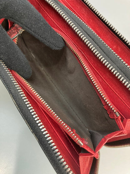 【現状渡し品】【メンズ】 GODANE ゴダン ラウンドジップ ロングレザーウォレット 財布 201-250203-AB-05-min カラー：ブラック 万代Net店