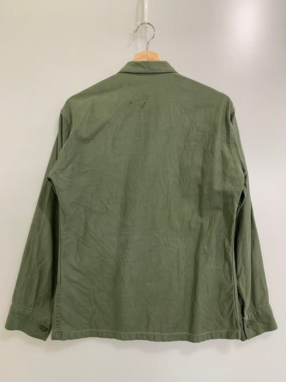 【現状渡し品】【メンズ】  USMC アメリカ海兵隊 UTILITY SHIRT ユーティリティーシャツ トップス 146-250130-me-23-min カラー：カーキ 万代Net店