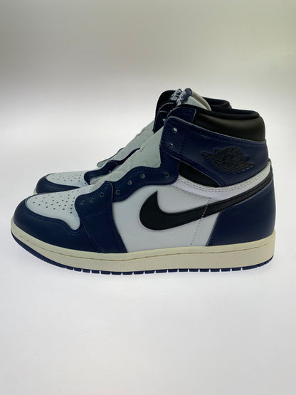 【中古美品】【メンズ】 NIKE ナイキ DZ5485-401 AIR JORDAN 1 RETRO HIGH OG エア ジョーダン 1 レトロ ハイ スニーカー シューズ 靴 160-250131-me-03-min サイズ：27.5cm US9.5 カラー：MIDNIGHT NAVY/BLACK-WHITE-SAIL 万代Net店