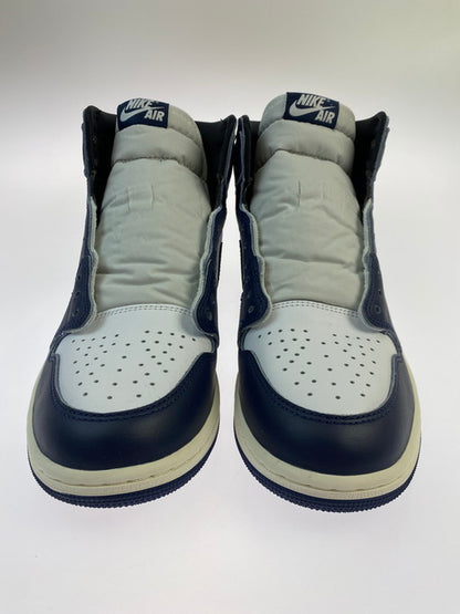 【中古美品】【メンズ】 NIKE ナイキ DZ5485-401 AIR JORDAN 1 RETRO HIGH OG エア ジョーダン 1 レトロ ハイ スニーカー シューズ 靴 160-250131-me-03-min サイズ：27.5cm US9.5 カラー：MIDNIGHT NAVY/BLACK-WHITE-SAIL 万代Net店