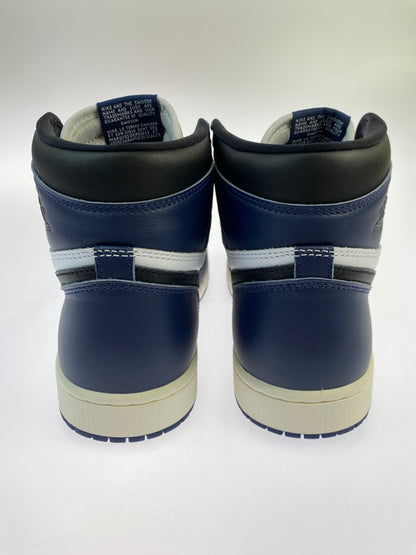 【中古美品】【メンズ】 NIKE ナイキ DZ5485-401 AIR JORDAN 1 RETRO HIGH OG エア ジョーダン 1 レトロ ハイ スニーカー シューズ 靴 160-250131-me-03-min サイズ：27.5cm US9.5 カラー：MIDNIGHT NAVY/BLACK-WHITE-SAIL 万代Net店