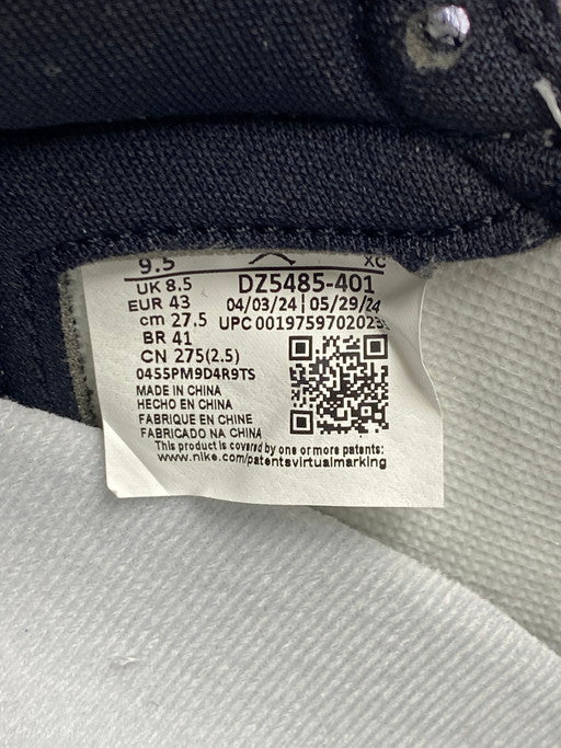 【中古美品】【メンズ】 NIKE ナイキ DZ5485-401 AIR JORDAN 1 RETRO HIGH OG エア ジョーダン 1 レトロ ハイ スニーカー シューズ 靴 160-250131-me-03-min サイズ：27.5cm US9.5 カラー：MIDNIGHT NAVY/BLACK-WHITE-SAIL 万代Net店