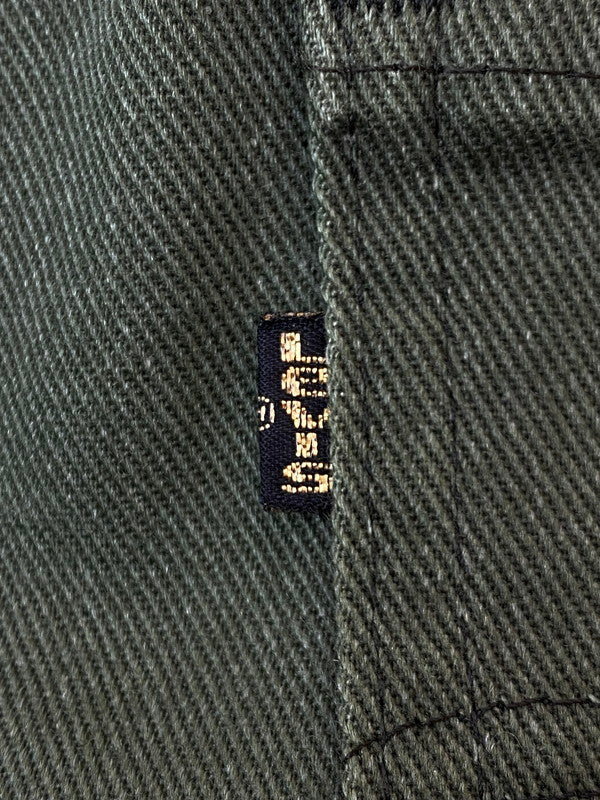 【現状渡し品】【メンズ】 Levi's リーバイス STA-PREST ステイ・プレスト ツイルパンツ 520刻印 USA製 メンズ スラックス アメリカ製 パンツ 157-250131-em-08-min サイズ：29×30 カラー：ダークグリーン 万代Net店