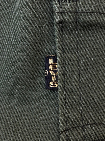 【現状渡し品】【メンズ】 Levi's リーバイス STA-PREST ステイ・プレスト ツイルパンツ 520刻印 USA製 メンズ スラックス アメリカ製 パンツ 157-250131-em-08-min サイズ：29×30 カラー：ダークグリーン 万代Net店