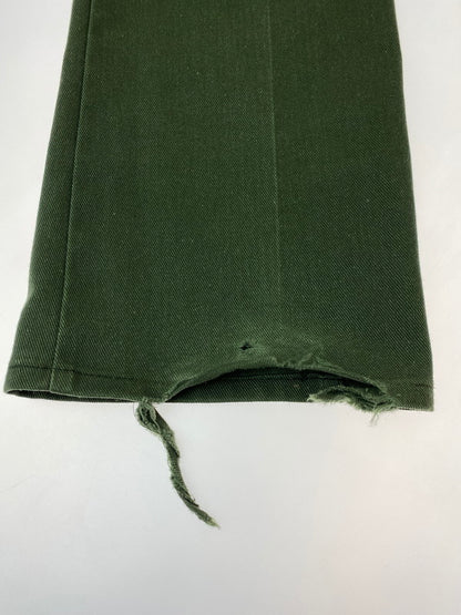 【現状渡し品】【メンズ】 Levi's リーバイス STA-PREST ステイ・プレスト ツイルパンツ 520刻印 USA製 メンズ スラックス アメリカ製 パンツ 157-250131-em-08-min サイズ：29×30 カラー：ダークグリーン 万代Net店