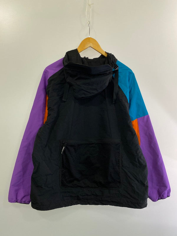 【中古品】【メンズ】 adidas アディダス COLORBLOCK ATHLEISURE CASUAL SPORTS JACKET GC8703 オリジナルス カラーブロック アスレジャー カジュアル スポーツ ジャケット メンズ  148-250131-em-10-min サイズ：L カラー：ブラック 万代Net店