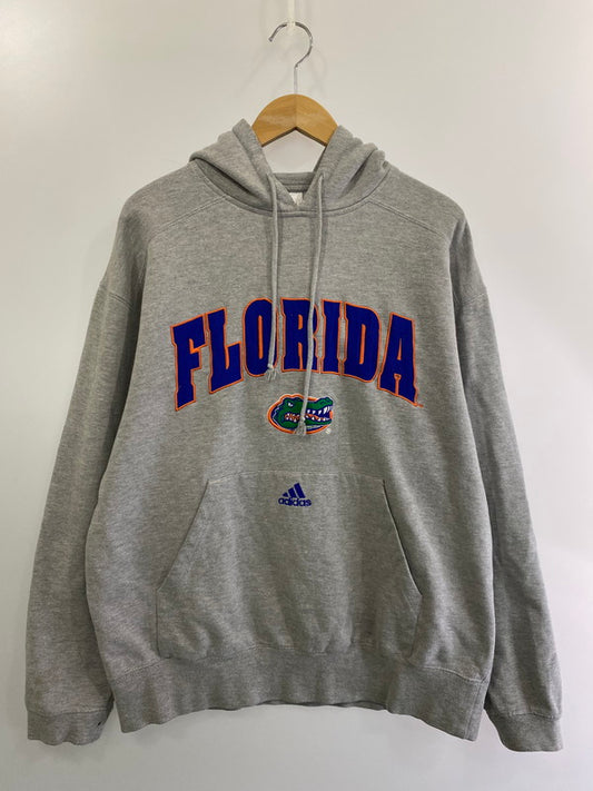 【中古品】【メンズ】 adidas アディダス FLORIDA COLLEGE HOODIE フロリダ大学 フーディ パーカー メンズ 146-250131-em-03-min サイズ：L カラー：グレー 万代Net店