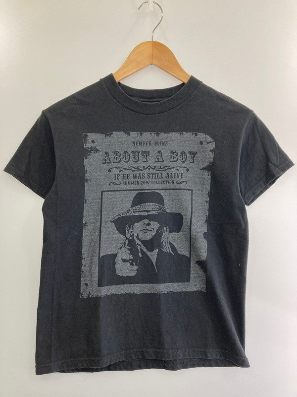 【中古品】【メンズ】  NUMBER (N)INE ナンバーナイン ABOUT A BOY期 07SS STAFF TEE スタッフ Tシャツ トップス 140-250201-ks-02-min サイズ：不明 カラー：ブラック 万代Net店