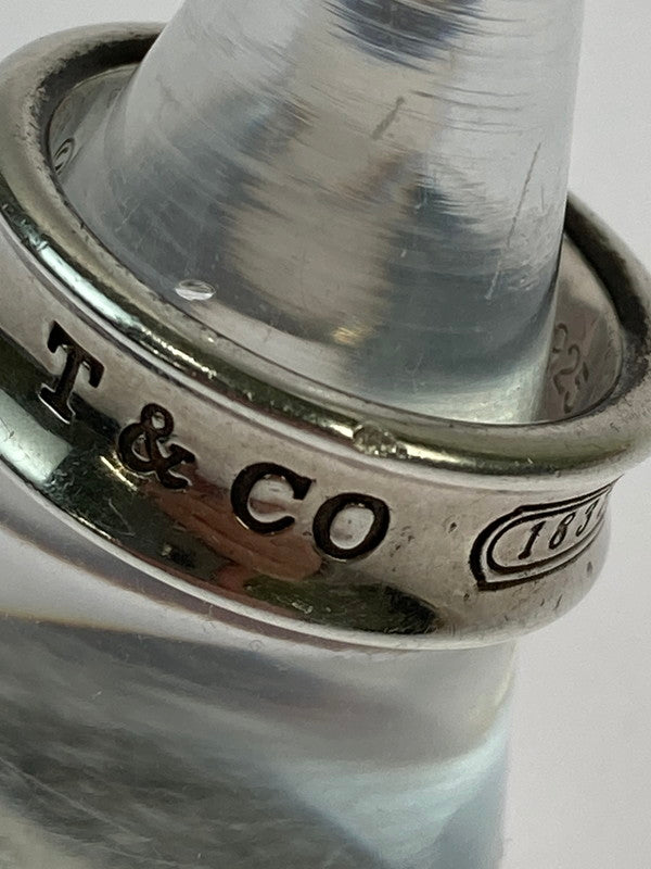 【中古品】【レディース】 TIFFANY&Co. ティファニー NARROW RING 1837 ナロー リング 指輪 182-250213-jt-08-min サイズ：13号 カラー：シルバー 万代Net店