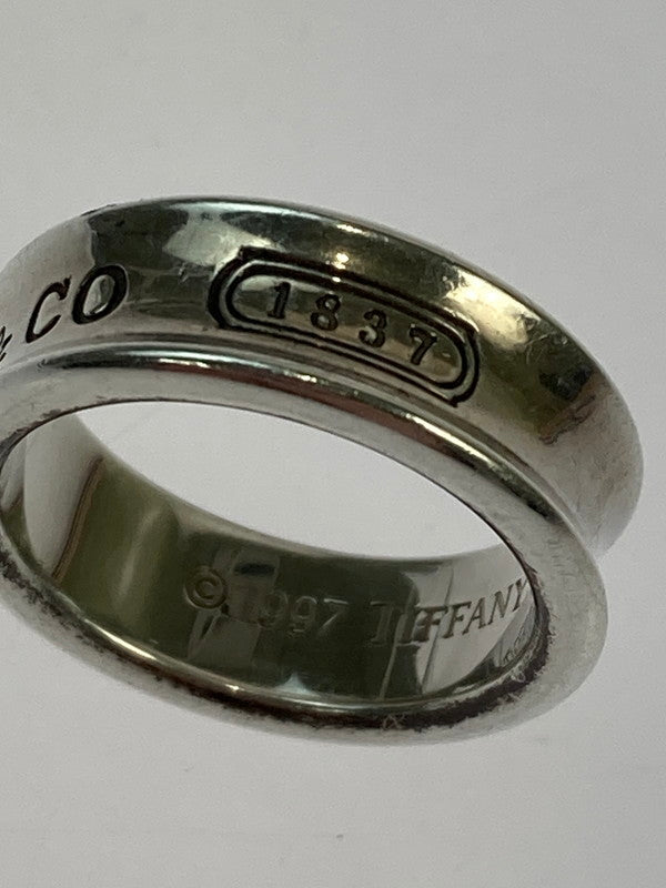 【中古品】【レディース】 TIFFANY&Co. ティファニー NARROW RING 1837 ナロー リング 指輪 182-250213-jt-08-min サイズ：13号 カラー：シルバー 万代Net店