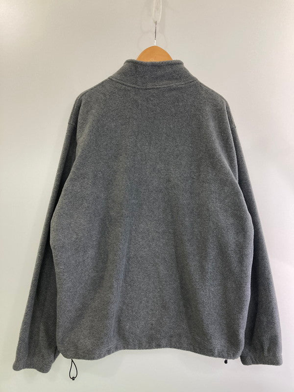 【中古品】【メンズ】  QUARTER SNACKS L/S FULL ZIP FLEECE JACKET クウォータースナックス ロングスリーブ フルジップ フリースジャケット アウター 142-250212-yn-15-min サイズ：XL カラー：グレー 万代Net店