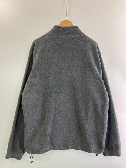 【中古品】【メンズ】  QUARTER SNACKS L/S FULL ZIP FLEECE JACKET クウォータースナックス ロングスリーブ フルジップ フリースジャケット アウター 142-250212-yn-15-min サイズ：XL カラー：グレー 万代Net店