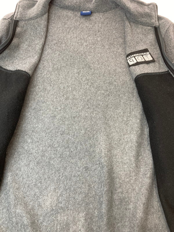 【中古品】【メンズ】 QUARTER SNACKS L/S FULL ZIP FLEECE JACKET クウォータースナックス ロングスリーブ フルジップ フリースジャケット アウター 142-250212-yn-15-min サイズ：XL カラー：グレー 万代Net店