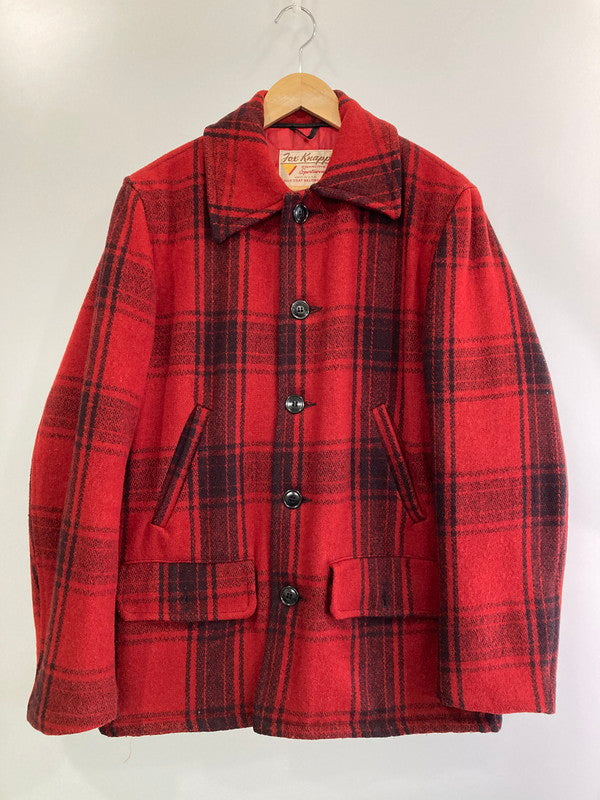 【中古品】【メンズ】  FOX KNAPP WOOL HUNTTING JACKET フォックスナップ ウールハンティングジャケット アウター 146-250204-yn-36-min サイズ：36 カラー：レッド 万代Net店