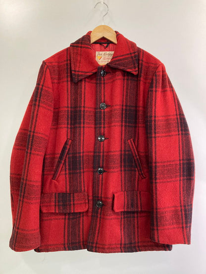 【中古品】【メンズ】  FOX KNAPP WOOL HUNTTING JACKET フォックスナップ ウールハンティングジャケット アウター 146-250204-yn-36-min サイズ：36 カラー：レッド 万代Net店