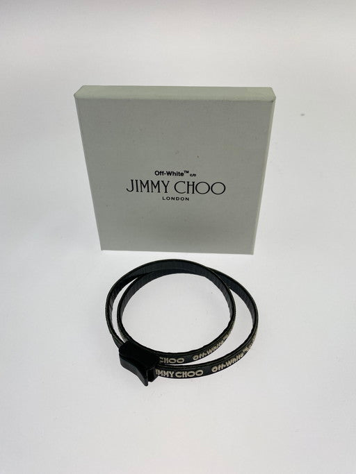 【中古品】【メンズ】 OFF-WHITE オフホワイト ×JIMMY CHOO ジミーチュウ BRACELET ブレスレット アクセサリー 193-250204-jt-21-min カラー：ブラック 万代Net店