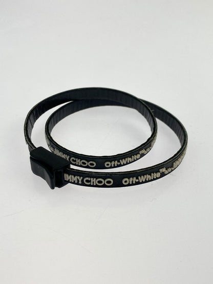 【中古品】【メンズ】 OFF-WHITE オフホワイト ×JIMMY CHOO ジミーチュウ BRACELET ブレスレット アクセサリー 193-250204-jt-21-min カラー：ブラック 万代Net店