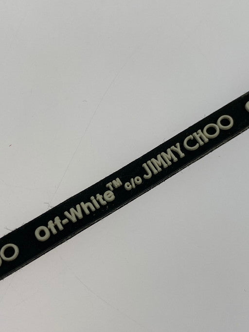 【中古品】【メンズ】 OFF-WHITE オフホワイト ×JIMMY CHOO ジミーチュウ BRACELET ブレスレット アクセサリー 193-250204-jt-21-min カラー：ブラック 万代Net店