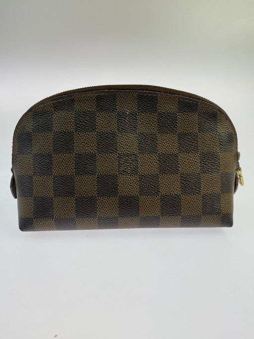 【中古品】【レディース】 LOUIS VUITTON ルイ・ヴィトン ダミエ/ポシェット・コスメティック PM N47516 CA1014 ポーチ 179-250204-yn-19-min カラー：ブラウン 万代Net店