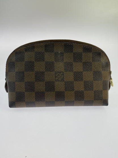 【中古品】【レディース】 LOUIS VUITTON ルイ・ヴィトン ダミエ/ポシェット・コスメティック PM N47516 CA1014 ポーチ 179-250204-yn-19-min カラー：ブラウン 万代Net店