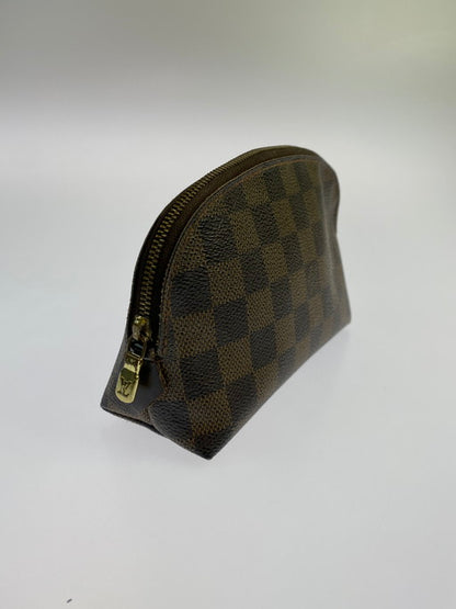 【中古品】【レディース】 LOUIS VUITTON ルイ・ヴィトン ダミエ/ポシェット・コスメティック PM N47516 CA1014 ポーチ 179-250204-yn-19-min カラー：ブラウン 万代Net店