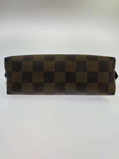 【中古品】【レディース】 LOUIS VUITTON ルイ・ヴィトン ダミエ/ポシェット・コスメティック PM N47516 CA1014 ポーチ 179-250204-yn-19-min カラー：ブラウン 万代Net店