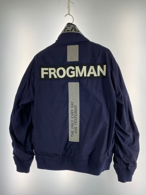 【中古品】【メンズ】 AVIREX アヴィレックス TYPE CWU JACKET FROGMAN タイプ CWU ジャケット フロッグマン  アウター ナイロンジャケット   145-250218-jt-05-min サイズ：L カラー：ネイビー 万代Net店