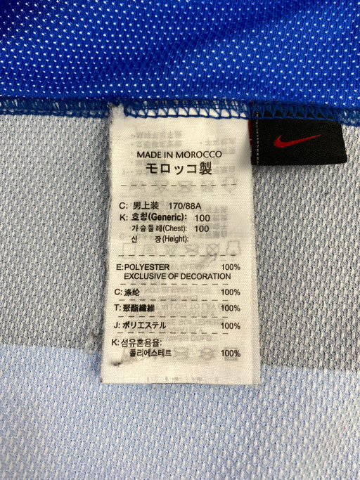 【中古品】【メンズ】  INTER インテル 00S GAME SHIRT ゲームシャツ 長袖シャツ 146-250221-me-13-min サイズ：M カラー：ブラック/ブルー 万代Net店