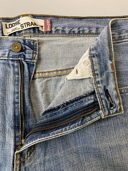 【中古品】【メンズ】 Levi's リーバイス 569 LOOSE STRAIGHT DENIM PANT デニムパンツ 157-250223-ks-08-min サイズ：34×32 カラー：インディゴ 万代Net店