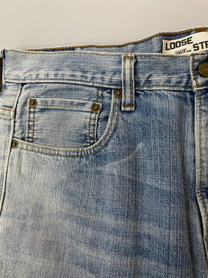 【中古品】【メンズ】 Levi's リーバイス 569 LOOSE STRAIGHT DENIM PANT デニムパンツ 157-250223-ks-08-min サイズ：34×32 カラー：インディゴ 万代Net店