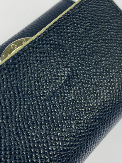 【中古品】【メンズ/レディース】 BVLGARI ブルガリ 6連キーケース キーリング付 290972 キーケース 181-250204-jt-20-min カラー：ネイビー/オフホワイト 万代Net店