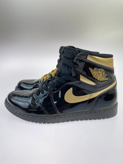 【中古品】【メンズ】 NIKE ナイキ AIR JORDAN 1 HIGH OG 555088-032 エアージョーダン1 ハイ オリジナル スニーカー 靴 160-250204-jt-07-min サイズ：US9 27.0cm カラー：BLACK-METALIC GOLD 万代Net店