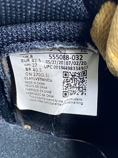 【中古品】【メンズ】 NIKE ナイキ AIR JORDAN 1 HIGH OG 555088-032 エアージョーダン1 ハイ オリジナル スニーカー 靴 160-250204-jt-07-min サイズ：US9 27.0cm カラー：BLACK-METALIC GOLD 万代Net店