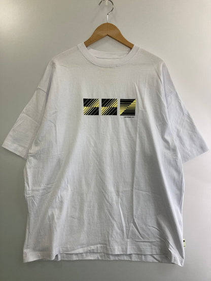 【中古美品】【メンズ】  SSZ CUBE PRINT TEE エスエスズィー キューブ プリント Tシャツ 半袖Tシャツ トップス 142-250204-yn-23-min サイズ：L カラー：ホワイト 万代Net店