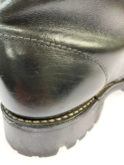 【中古品】【メンズ】 RED WING レッドウィング CLASSIC ROUND VIBRAM  D8165 USA製 レースアップブーツ クラシックラウンド ブーツ 靴 164-250213-jt-16-min サイズ：US 8 カラー：ブラック 万代Net店