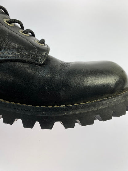 【中古品】【メンズ】 RED WING レッドウィング CLASSIC ROUND VIBRAM  D8165 USA製 レースアップブーツ クラシックラウンド ブーツ 靴 164-250213-jt-16-min サイズ：US 8 カラー：ブラック 万代Net店