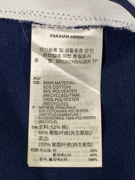 【中古品】【メンズ】 adidas アディダス TRACK PANTS IP0421 ベッケンバウアートラックパンツ ボトムス 159-250205-yn-33-min カラー：ネイビー 万代Net店