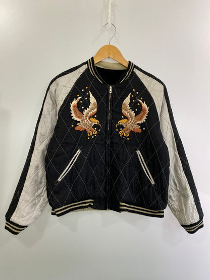 【中古品】【メンズ】  TAILOR 東洋 テーラー東洋 TT10797 REVERSIBLE SOUVENIR JACKET  SKULL×EAGLE リバーシブルジャケット 145-250209-ks-18-min サイズ：中 カラー：ブラック 万代Net店