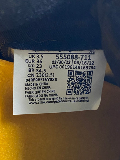 【中古品】【レディース】 NIKE ナイキ 555088-711 AIR JORDAN 1 RETRO HIGH OG 靴 シューズ スニーカー SNEAKERS 160-250212-ks-16-min サイズ：23cm カラー：イエロー/ブラック 万代Net店