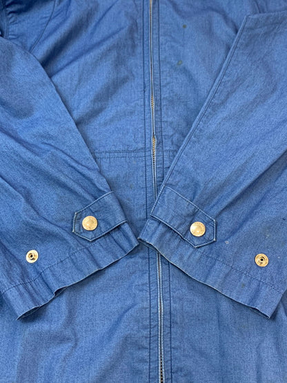 【現状渡し品】【メンズ】 MCGREGOR マックレガー W11-2409 三角タグ COTTON HOODED JACKET コットンフーディジャケット アウター 146-260610-kt-11-min サイズ：M カラー：ブルー 万代Net店