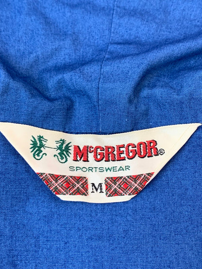 【現状渡し品】【メンズ】 MCGREGOR マックレガー W11-2409 三角タグ COTTON HOODED JACKET コットンフーディジャケット アウター 146-260610-kt-11-min サイズ：M カラー：ブルー 万代Net店