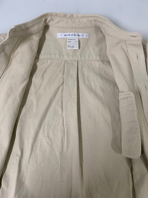 【中古品】【メンズ】  EEL PRODUCT RANKARASAN KAZE ROUNDCOLLARSHIRT  SE-21464 イール ランカラサン ラウンドカラーシャツ トップス 140-250225-yn-03-min サイズ：S カラー：アイボリー 万代Net店